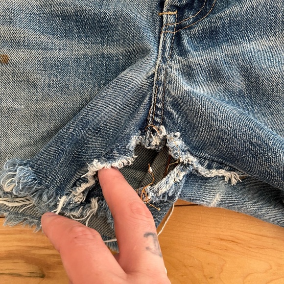 Vintage 80’s Levi’s Orange Tab Cut Off Short - Picture 7 of 9